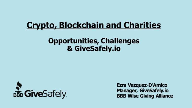 Cryptocurrency and Blockchain for Charities - YouTube-E5Q5Us1z2z0