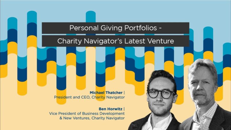 Charity Navigator and Personal Giving Portfolios - YouTube-clKN0iOvcWE