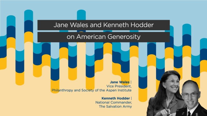 Jane Wales and Kenneth Hodder – The Generosity Commission - YouTube-vb9nylGg5Dk