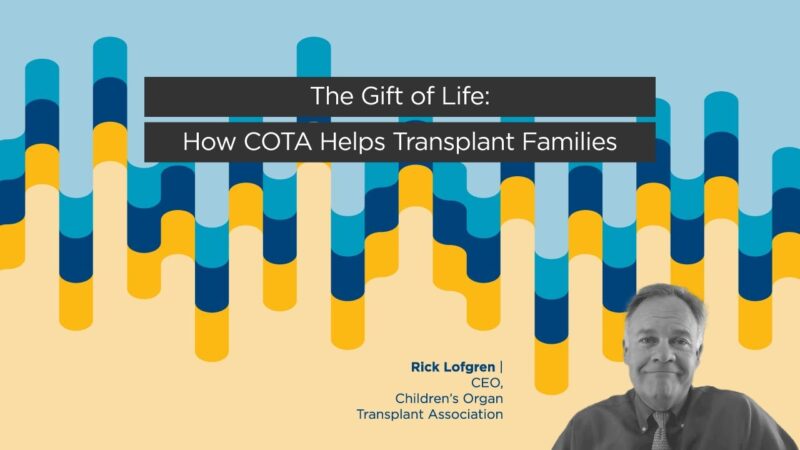 The Gift of Life – How COTA Helps Transplant Families - YouTube-qkeDm-z4BMM