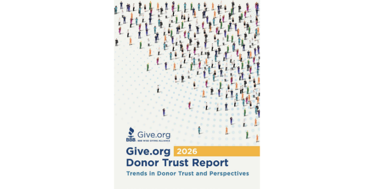 Cover of the Donor Trust Report