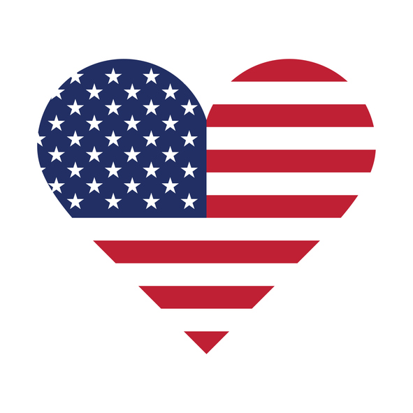 Star-shaped American flag illustration representing changing charitable giving trends in the United States as America approaches its 250th anniversary.
